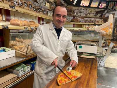 ...tagliata dal 56enne Giuseppe Concordia, titolare dal 1980